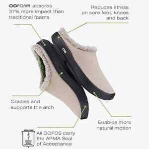 OOFOS Men's OOCoozie Mule Tawny Shoe Size 12